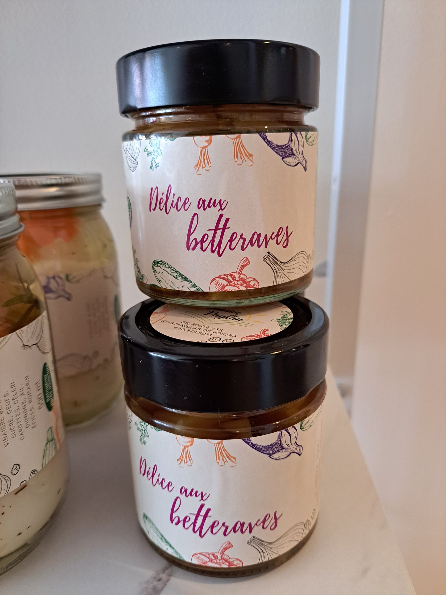 Délice aux betteraves jaunes et romarin (250ml)