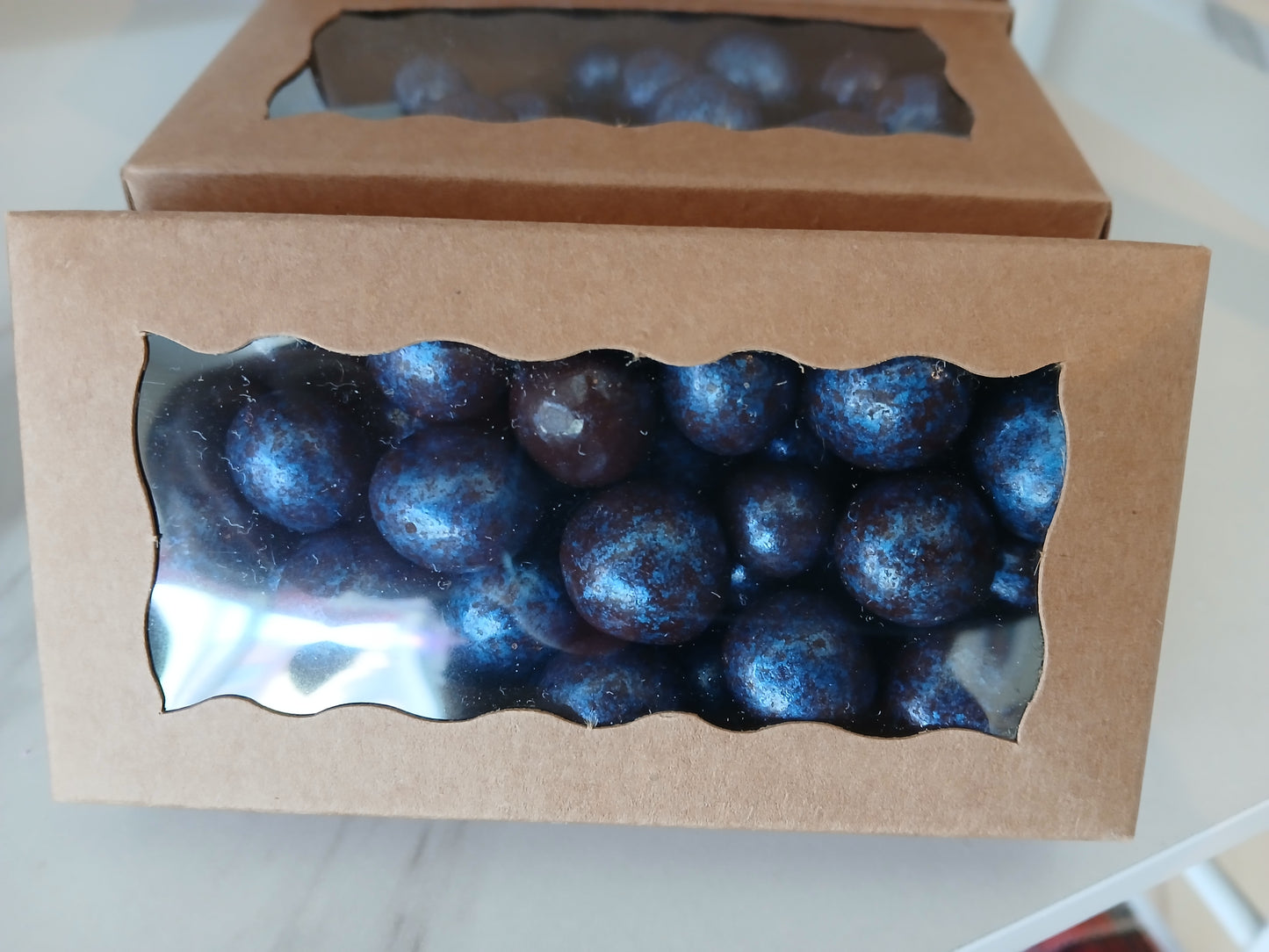 Bleuets enrobés de chocolat noir (100g)