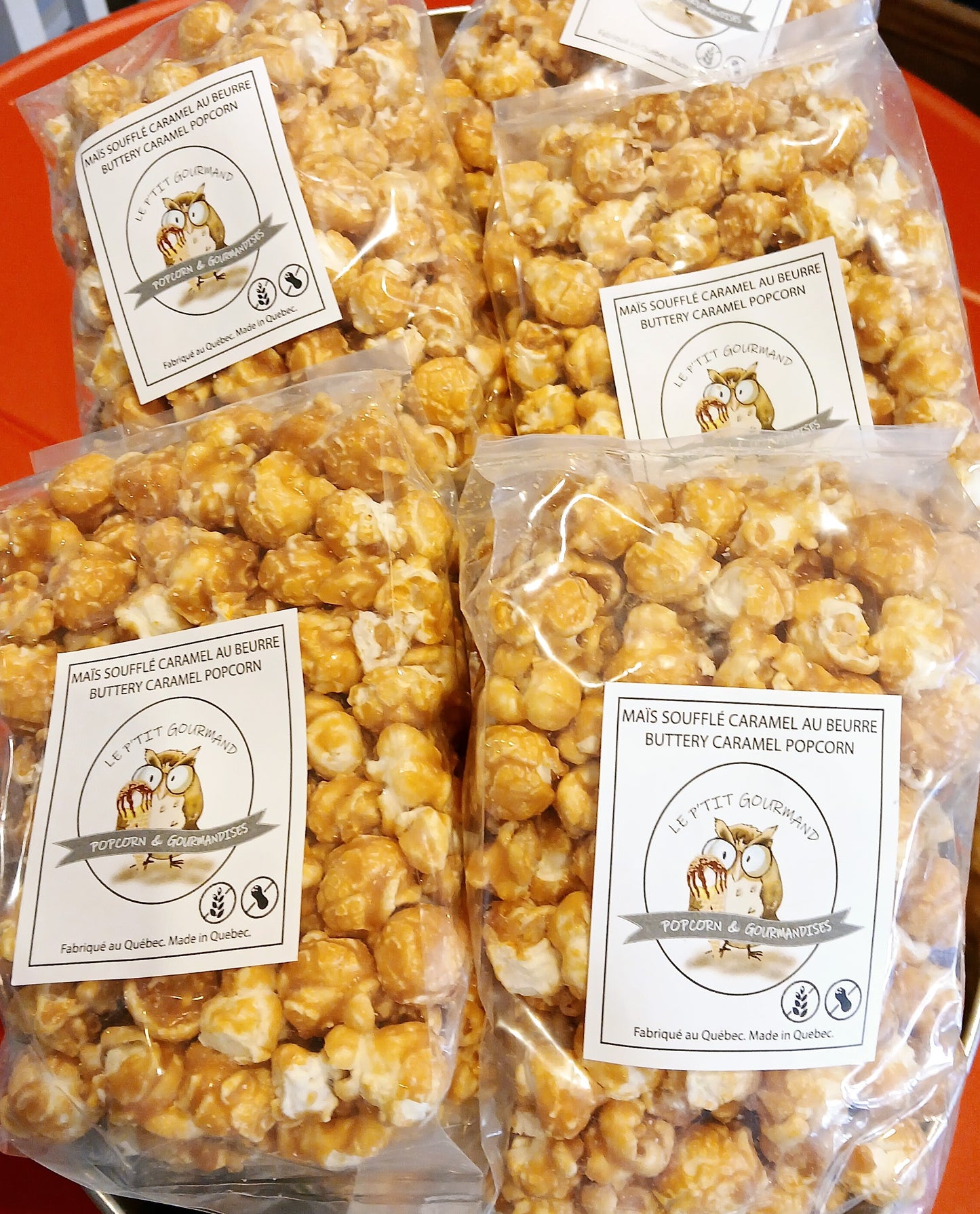 Popcorn au caramel (150g)