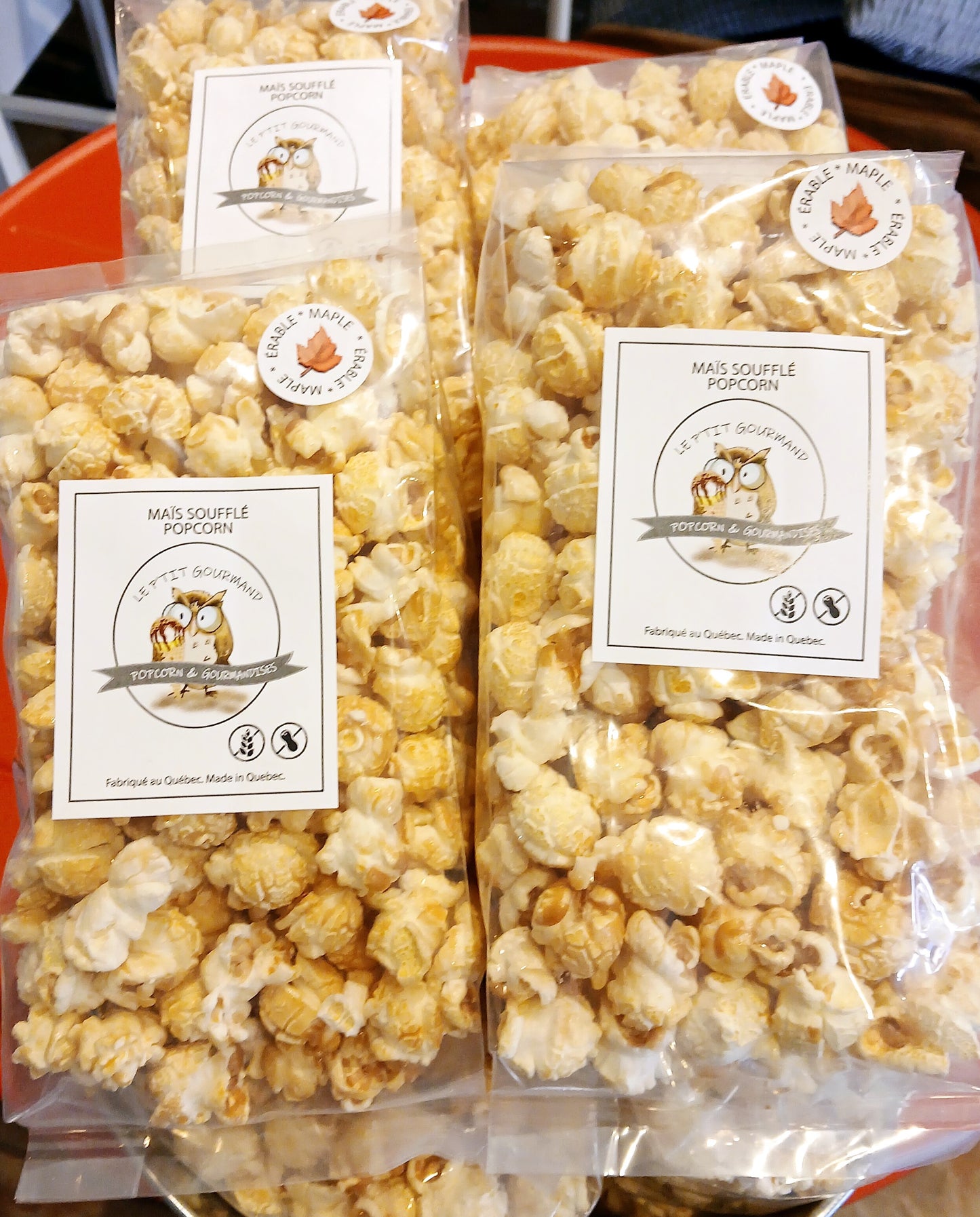 Popcorn à l'érable (75g)