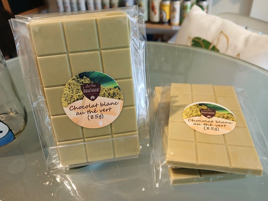 Tablette Chocolat Blanc au Thé Vert Matcha (80g)