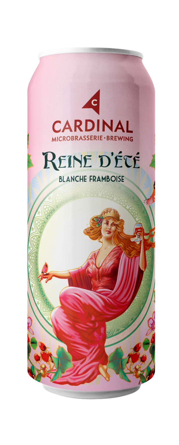 Reine d'Été - Blanche aux framboises (473 ml)