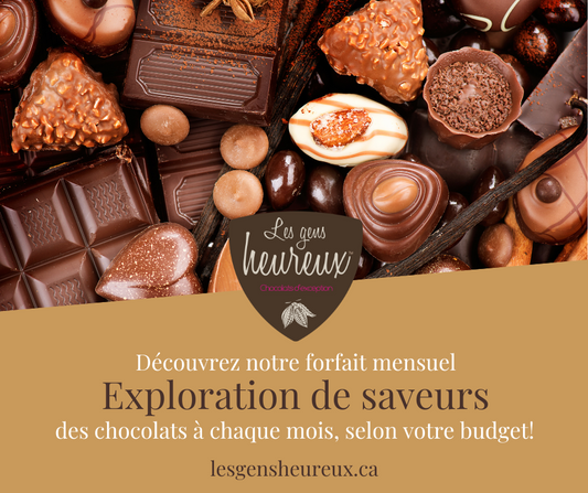 Abonnement mensuel - Format Exploration de saveurs (jusqu'à 400g.)