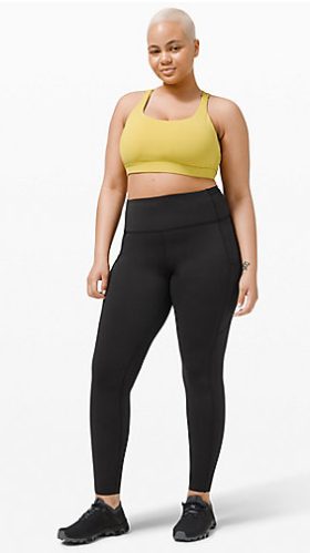 Legging yoga Fast and Free (Taille haute) 25po Lululemon