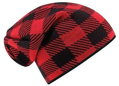 Tuque unisexe de style Beanie en acrylique au motif bucheron (couleurs multiples)