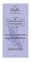 Tablette de chocolat noir à la lavande (70g)