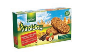Biscuits petit déjeuner à la noisette et au chocolat (220g)