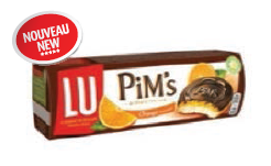 Biscuits fourrés à l'orange nappés de chocolat (150g)