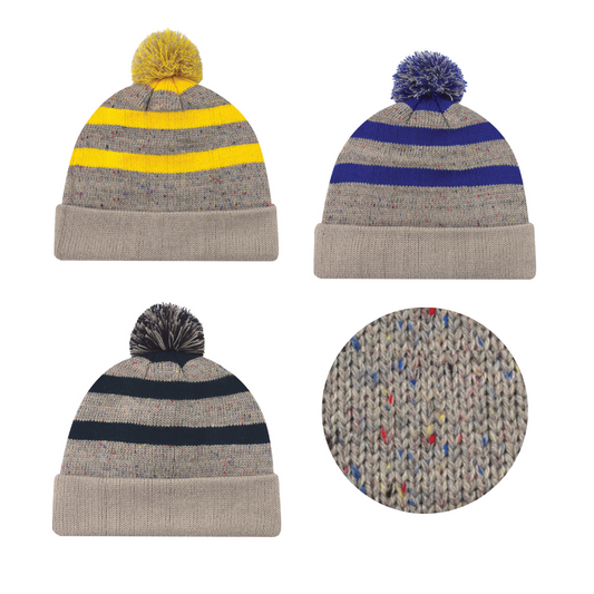 Tuque unisexe à rayures (couleurs multiples)