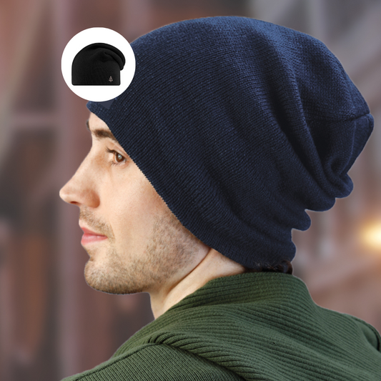 Tuque unisexe de style "Beanie" en tricot avec doublure intérieure pour grand froid (couleurs multiples)