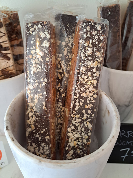 Nougat tendre avec gianduja et noisettes