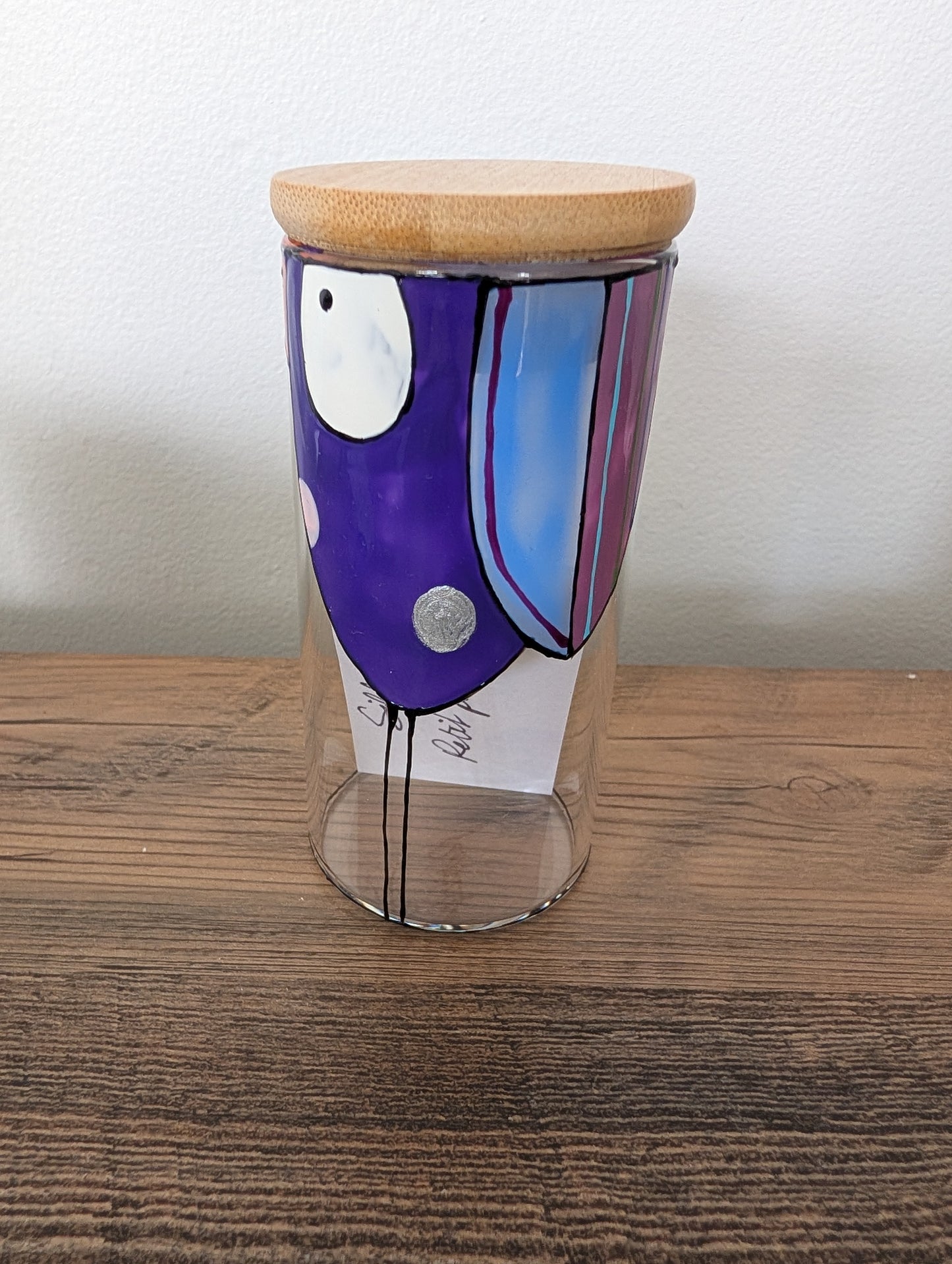 Petit contenant décoratif peint à la main