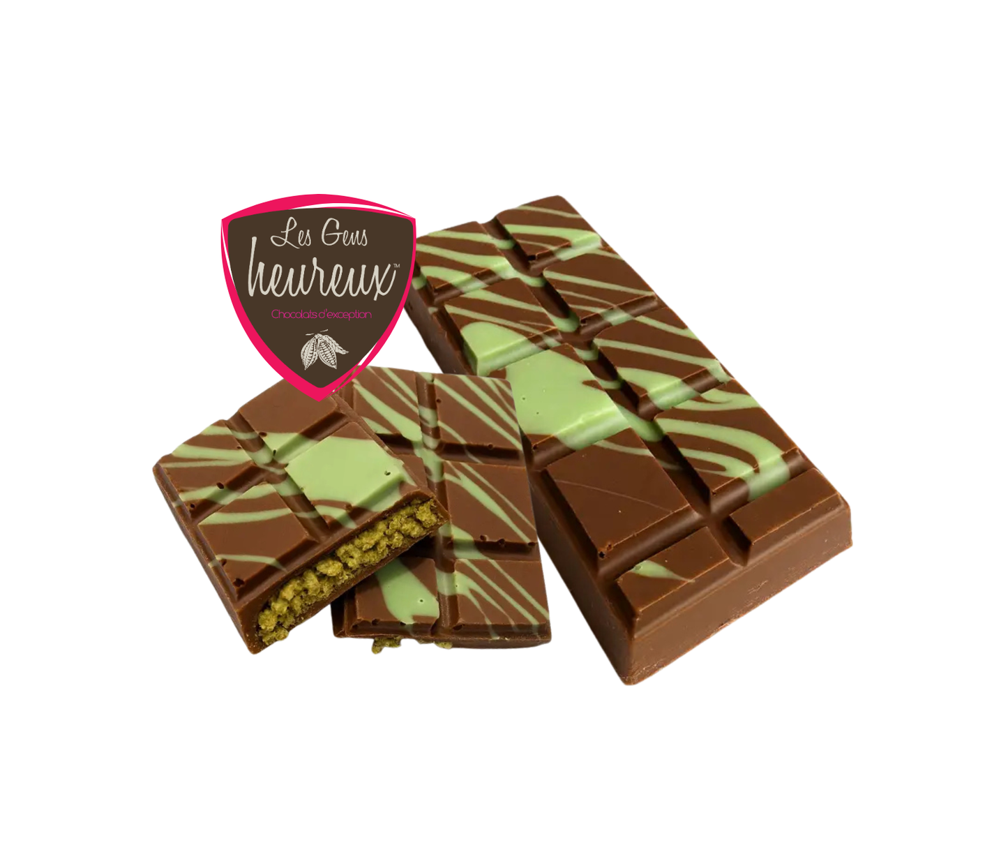 Barre chocolat au lait style Dubai (70g)