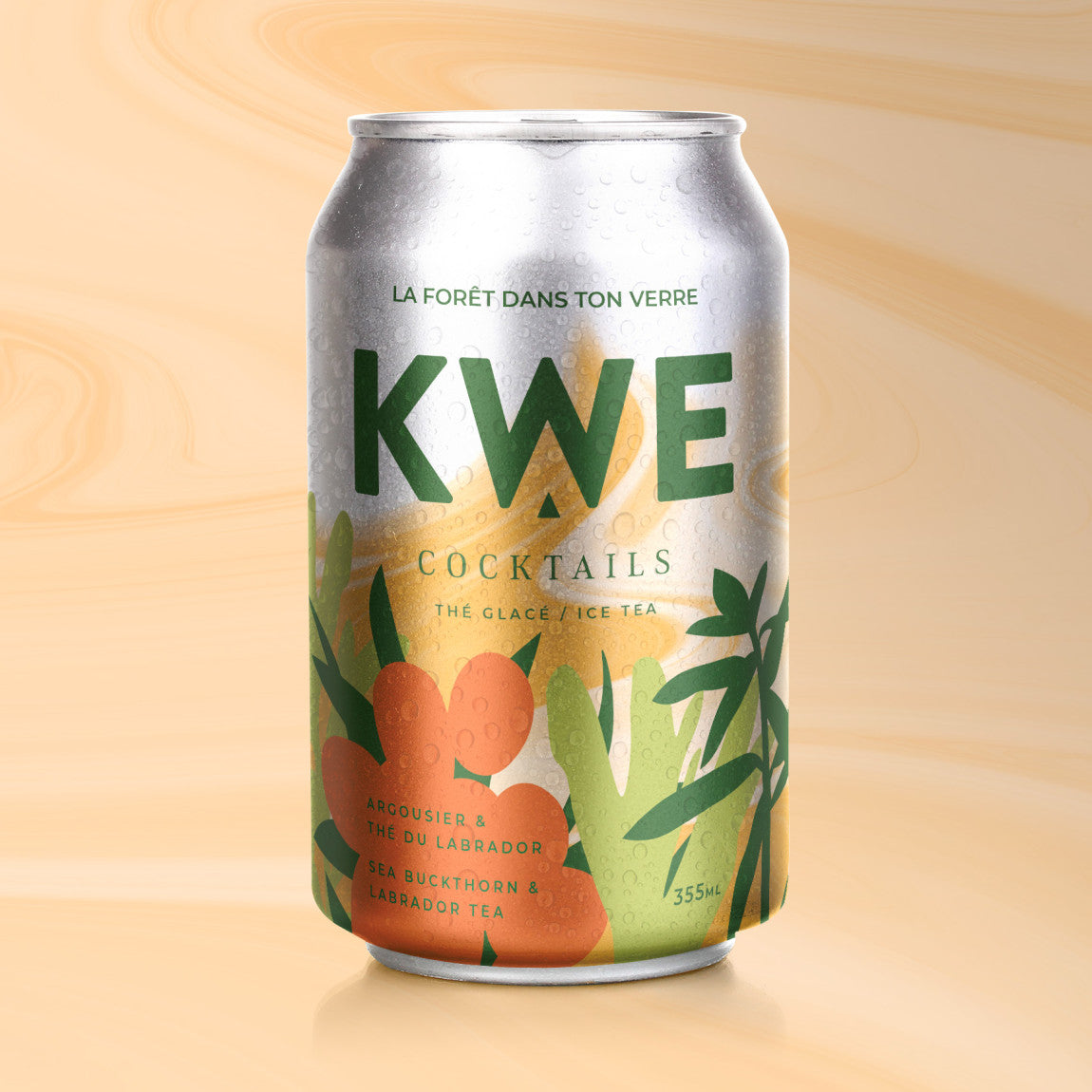 Limonade Pétillante Argousier & Thé du Labrador (355 ml)