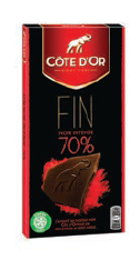Tablette de chocolat noir intense 100g (70% cacao)