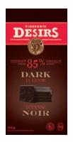 Tablette de chocolat noir 100g (85 % cacao)