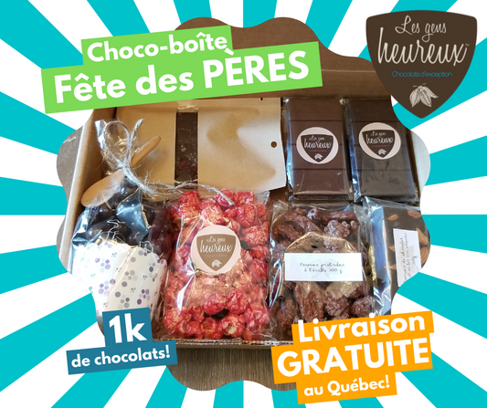 Choco-Boîte Fête des pères (LIVRAISON GRATUITE AU QC!)