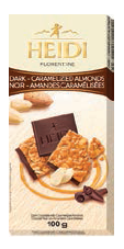 Tablette « Florentine » de chocolat noir aux flocons d’amandes caramélisées (100g)