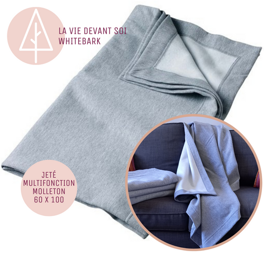 Jeté multifonction en molleton